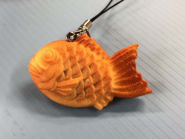 食品サンプルストラップ たいやき 葵サンプル