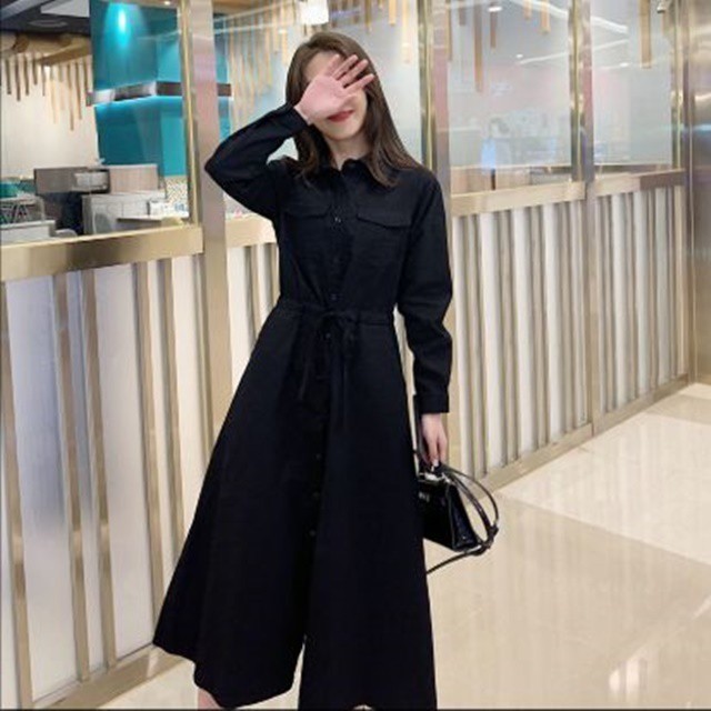 ロングワンピース 長袖 長袖ロングワンピース ワンピース 黒 黒ワンピース 黒 ワンピース 長袖 ワンピース ロング 黒 黒のワンピース 黒のロングワンピース 黒のロングワンピース レディース ワンピース ロングワンピース 秋冬 ワンピース 秋冬 レディース 秋冬物