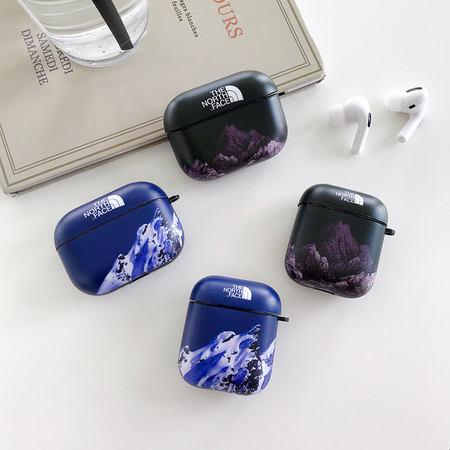 Airpods Pro Airpods ケース カバー カラビナ付き エアーポッズプロ エアポッズ 保護 かわいい Airpodsproケース Airpodsケース ノースフェイス かわいいairpodsケース Apple Watchバンド Iphoneケース New I