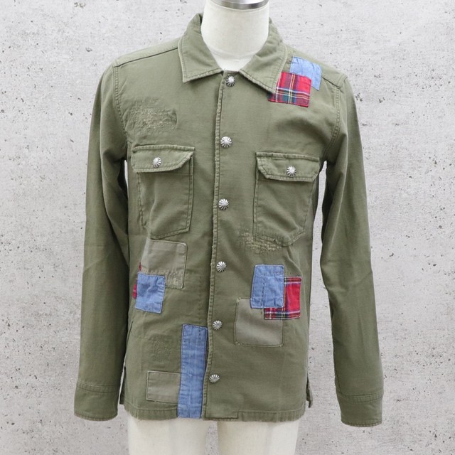 コラボ Resound Clothing リサウンドクロージング Military Shirt Rc7 Sh 002b カーキ シャツ メンズ Brillante ブリランテ