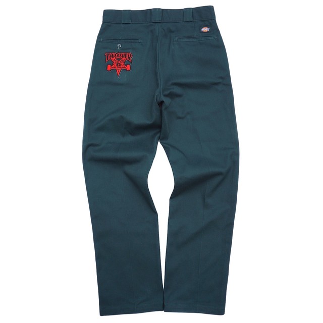 Dickies 874 ワークパンツ Thrasherワッペン グリーン 表記 W32 ディッキーズ チノ Magnolia Webstore