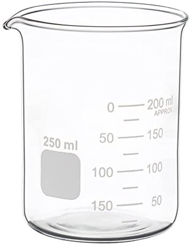 Jpcs ビーカー メジャーカップ ホウケイ酸ガラス製 透明色 50ml 100ml 250ml ３pcsセット 耐熱ガラス 計量カップ 見やすい計量カップ Ronyes Lifescience Az Japan Classic Store