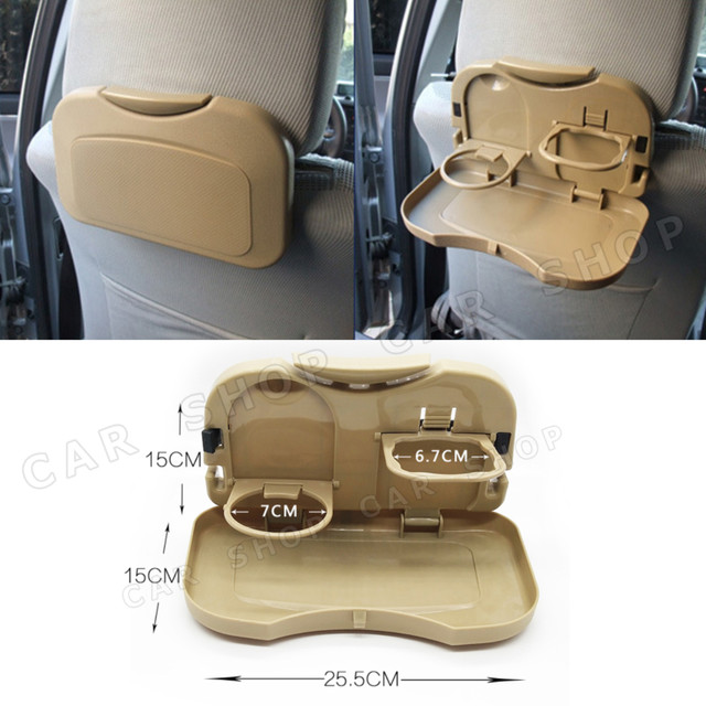 車用品 アクセサリー 車内 テーブル トレイ カー用品 車 車用 ヘッドレスト ドリンクホルダー 食事 収納 新品 送料無料 Car Life Shop