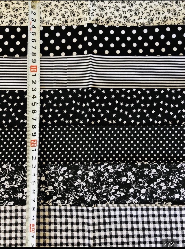 送料無料 ハンドメイド 花柄 生地 7枚セット 50 50 綿 はぎれ ハギレ お買い得 パッチワーク 裁縫 7種類 カットクロス レトロ みおん紙モノ 生地屋さん