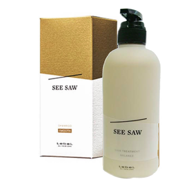 軟らかく絡まりやすい髪に See Saw トリートメント スムース500ml Concenthair