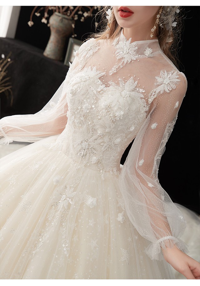 海外正規品 全国送料無料 ビスチェ ロング プリンセスライン ドレープ 花 模様 トレーン オーガンジー ウェディング ドレス ビーズ 飾り わけあり並の激安価格 Tiendabudada Com