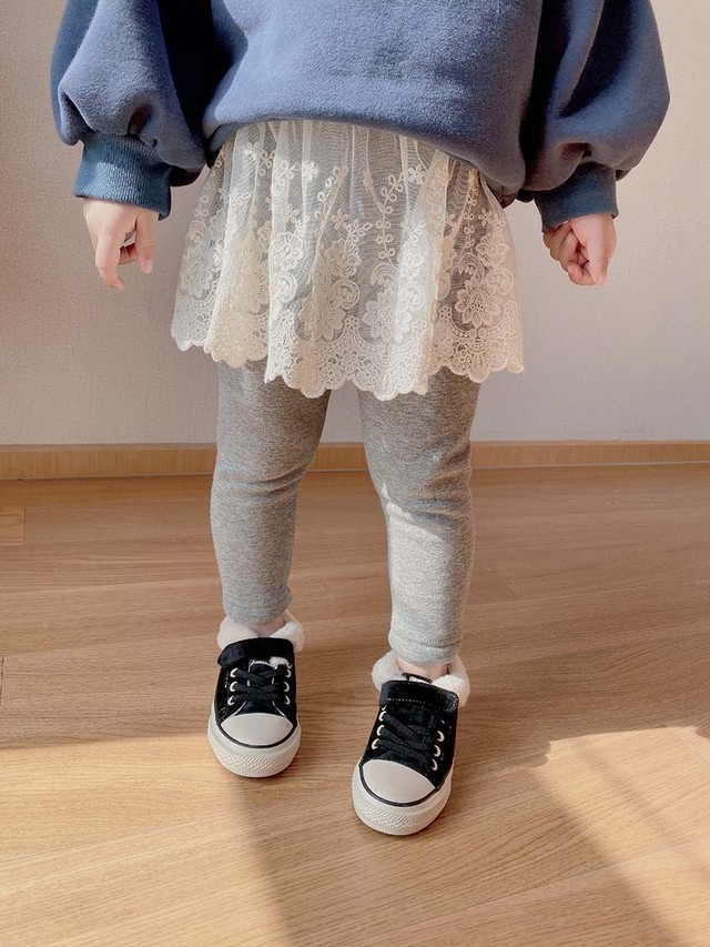 全２色 レギンス スカート レース コットン オールシーズン おしゃれ 可愛い 子供 キッズ ベビー 赤ちゃん 男の子 女の子 子供服 Hay1 Berceau Select Shop ベルソー セレクトショップ キッズ 親子ペアetc