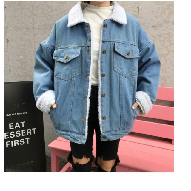 冬服 レディース ジャケット 冬 レディース デニムコート デニム ボアレディース 冬服 長袖 デニムコート ロング 韓国 ファッション プチ Basecamp49