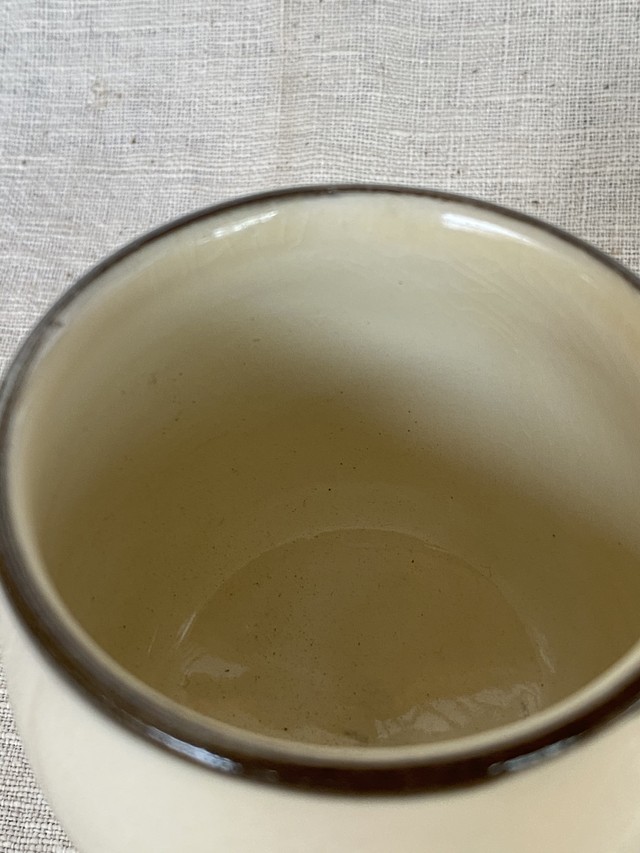 小鹿田焼 坂本浩二窯 飴釉掛分ゴブレット 工藝店 秋月