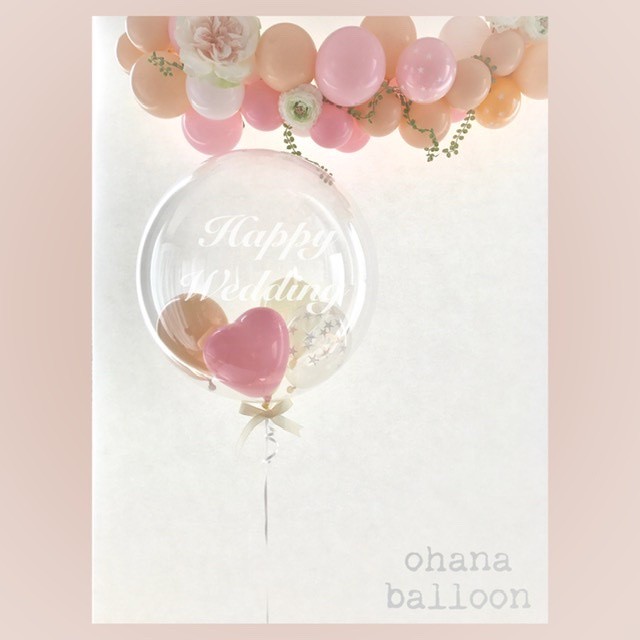 T4 バルーン 文字入りバルーン 名前入り 結婚式 誕生日 Ohana Balloon 誕生日 結婚式 記念日 メッセージカードをつけて