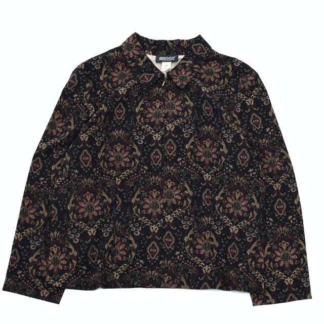 Unisex damask full pattern single jacket