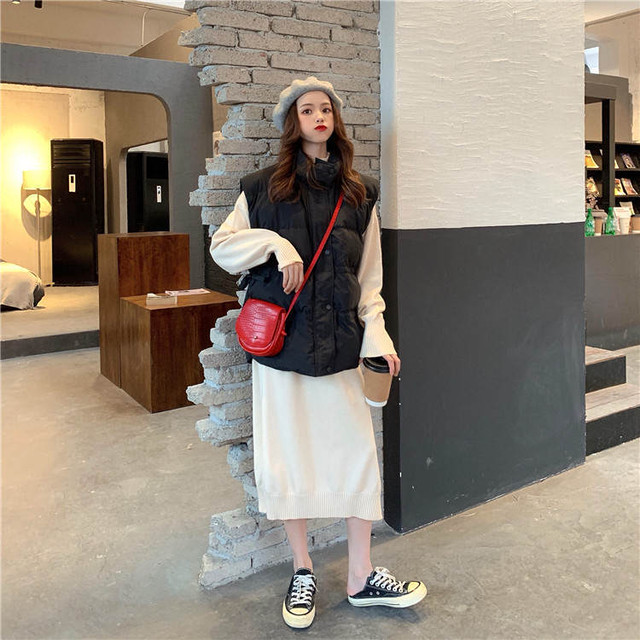 ニットワンピース ロング ロングワンピース ニット ハイネック ニットワンピース 秋 冬 ニットワンピース 体型カバー 2700 ｂ Bloom ビーブルームトゥー ドレス ワンピース専門店