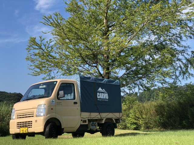アウトドア用軽トラック幌carvo カーボ スズキda63tキャリィ用 Carvo