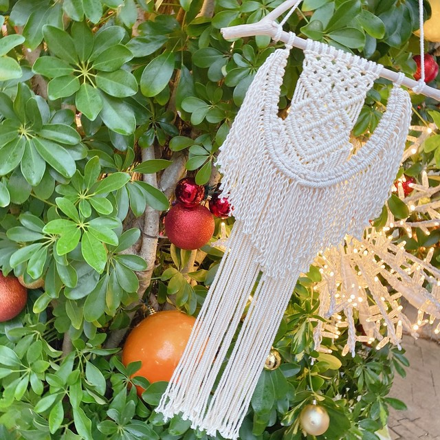 1点もの マクラメ編みタペストリー Village Store