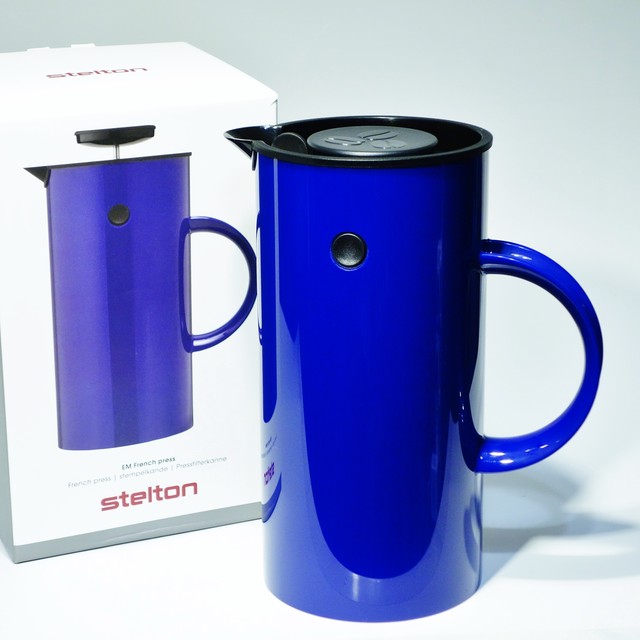 北欧 デンマーク ステルトン Sterton フレンチプレス Em French Press コーヒーメーカー ウルトラマリン ブルー エリックマグナセン Favoritetree