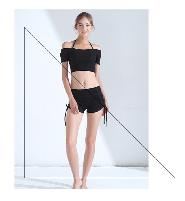 インポート ブラカップ付き オフショルダーニットtシャツ 黒 ブラトップ ヨガウェア Yogahikari