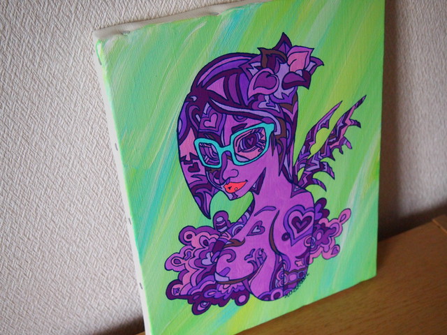 ナイトメア アクリル絵の具作品 12picnic