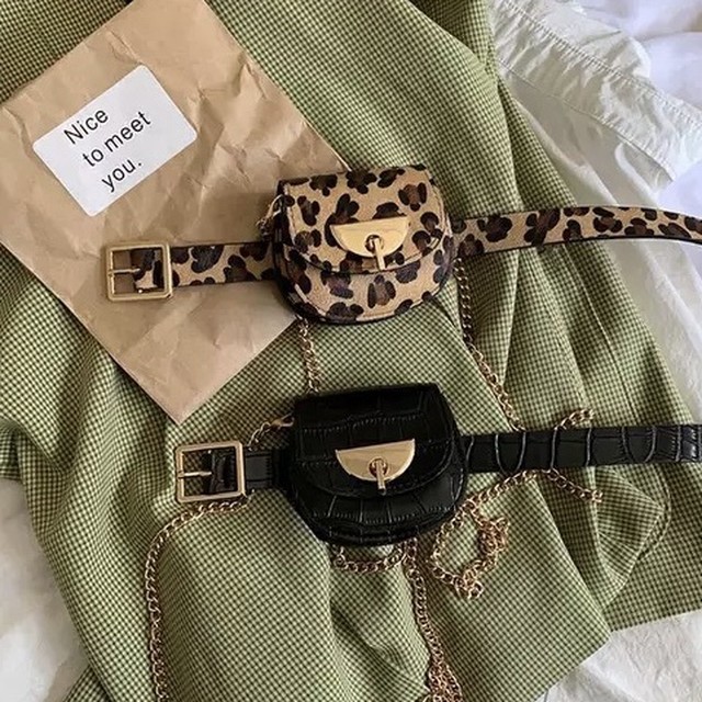 leather waist bag