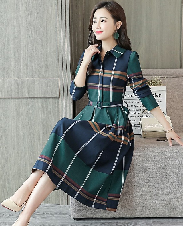 2色展開 エレガント きれいめ ワンピース ウエスト切り替え ワンピース 格子柄 チェック ワンピース フォーマル ワンピース 結婚式 ワンピース パーティードレス パーティー ワンピース お呼ばれ ワンピース 秋 ワンピース リンネル系 大人可愛い ワンピース 膝丈 ひざ丈