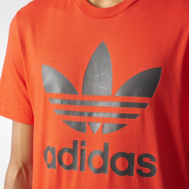 アディダス オリジナルス Adidas Originals Bk7167 Org Trefoil Tee オリジナルス ロゴtシャツ Core Red ００８ ゼロ ゼロ エイト