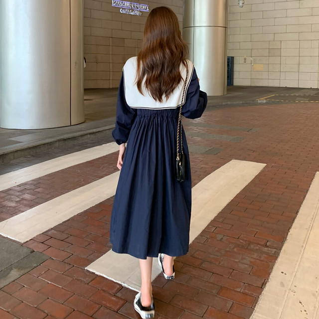 取り外し可能 セーラー襟 スカーフ風 秋カラーカジュアルワンピース コスプレ 双子コーデ r496 Rumina Select Shop