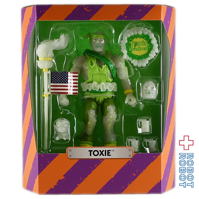 Ee限定 スーパー7 悪魔の毒々モンスター Toxie トキシー 蓄光ver 6インチ アクションフィギュア Robotrobot