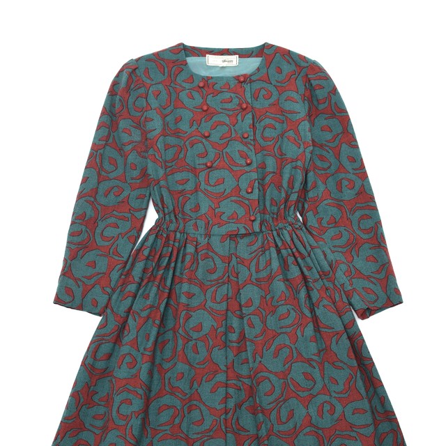 Japan vintage retro pattern one piece