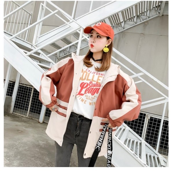 韓国 ファッション レディース 秋冬 秋冬 韓国 原宿系 ファッション ジャケット アウター パーカー ジャンパー ブルゾン レディース 裏ボ Basecamp49