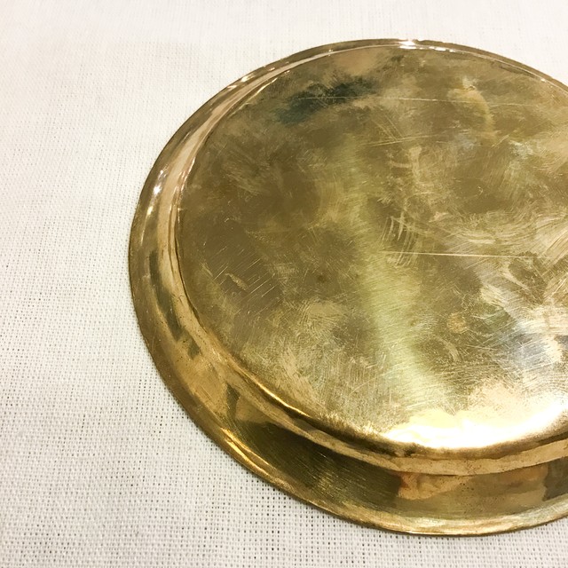 真鍮 銅プレート アクセサリートレイ ディスプレイ コースター Amplop