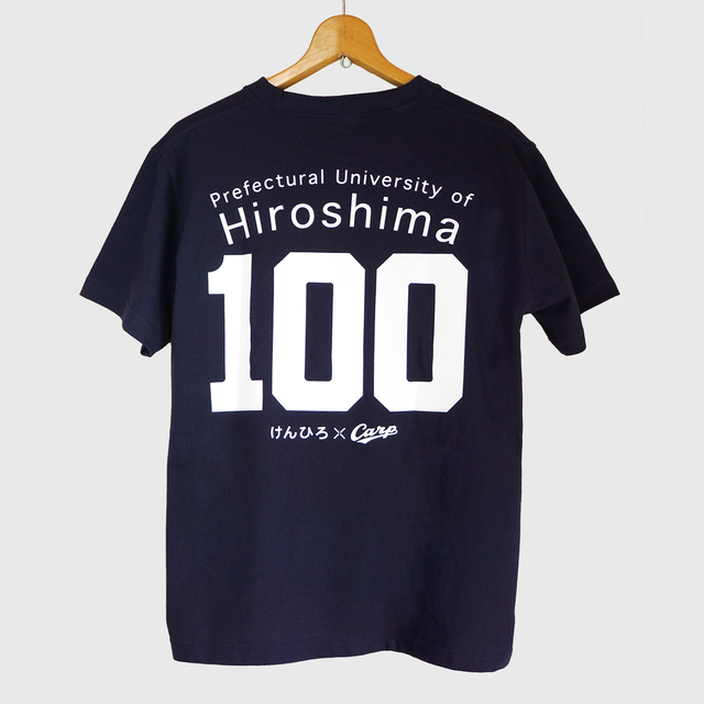 けんひろ Carp 建学100周年限定デザインカープ女の子tシャツ 県立広島大学公式 Online Shop けんひろアビー商店