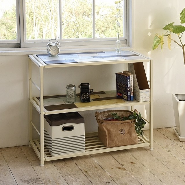 Shabby Chic 3racks / シャビーシックスタイル シャビーシック 3段ラック棚