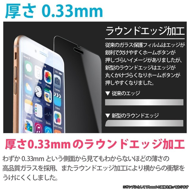 Ps Japan 全面保護 液晶保護フィルム ガラスフィルム Iphone 6s Iphone 6 薄さ0 33mm 日本製素材旭硝子 3dtouch対応 4 7インチ 硬度9h スマートフォンアクセサリー専門店 Ps Japan