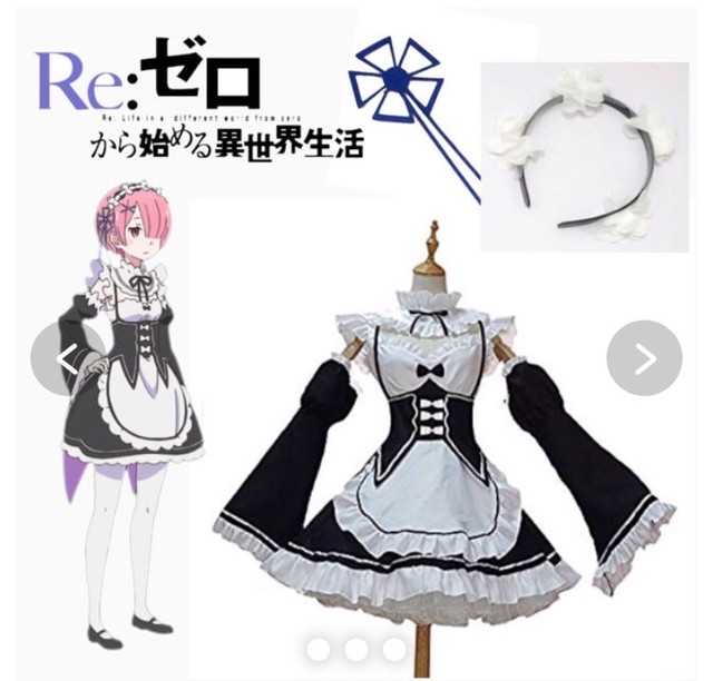 Re ゼロから始める異世界生活風 コスプレ 衣装 メイド服 ラム コスプレ専門ショップ Cosmomo