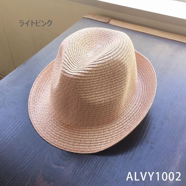 中折れ帽 帽子 ファッション小物 レディースファッション 中折れ リボンなし ペーパーハット 小顔みせも コーデ 爽やかに 春夏らしく 3009 Tre Fiore