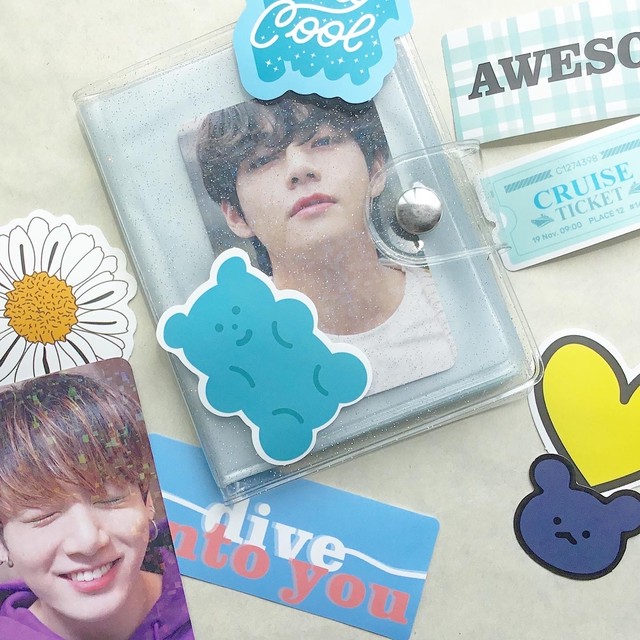 ホログラムカードケース キラキラ韓流商店