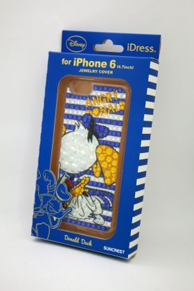 ディズニー Iphone6対応ジュエリーカバー デコケース ドナルドダック 携帯 Mobile Item