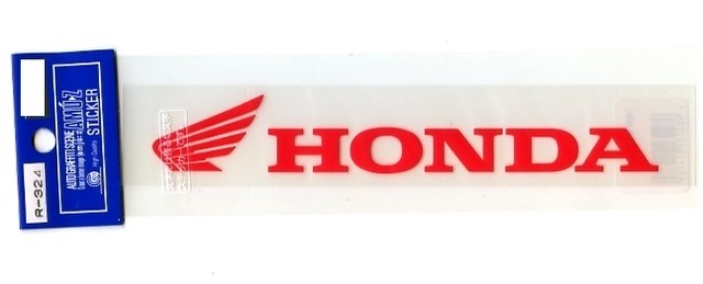 Honda ウイングマーク入り ステッカー 大サイズ 赤文字 R324 Freedom