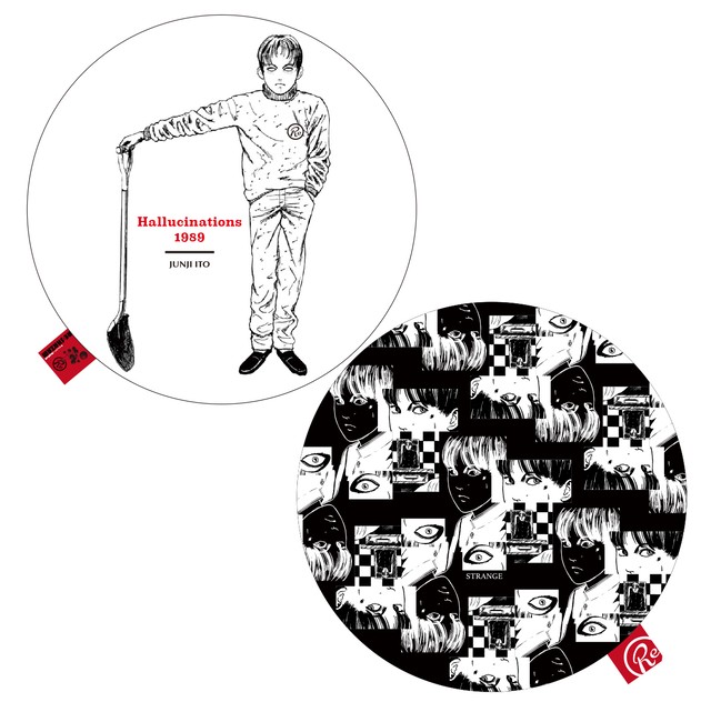 〈伊藤 潤二〉押切異談-首幻想- ラウンドクッション(両面プリント)