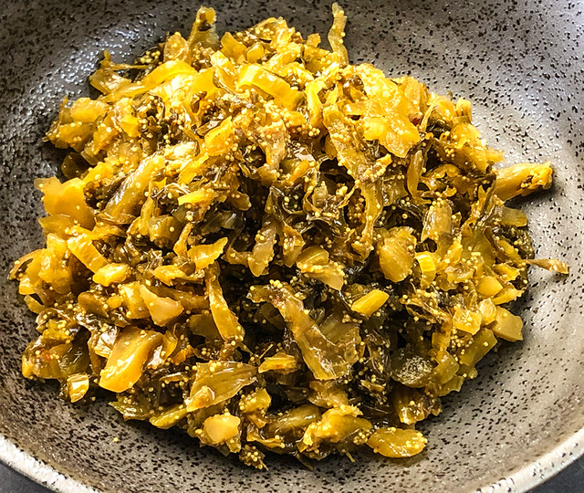 福岡県産辛子高菜 漬物語り 明太 漬物語り