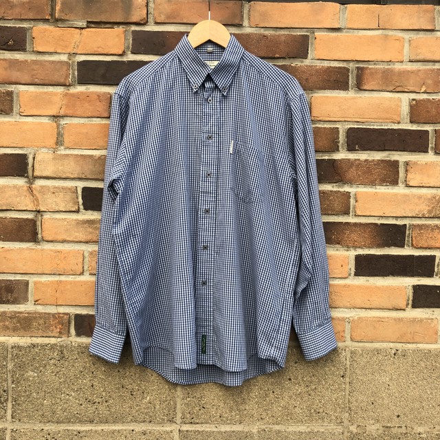 80s Ben Sherman ベンシャーマン 長袖シャツ ギンガムチェック Lithium Clover Over Dover