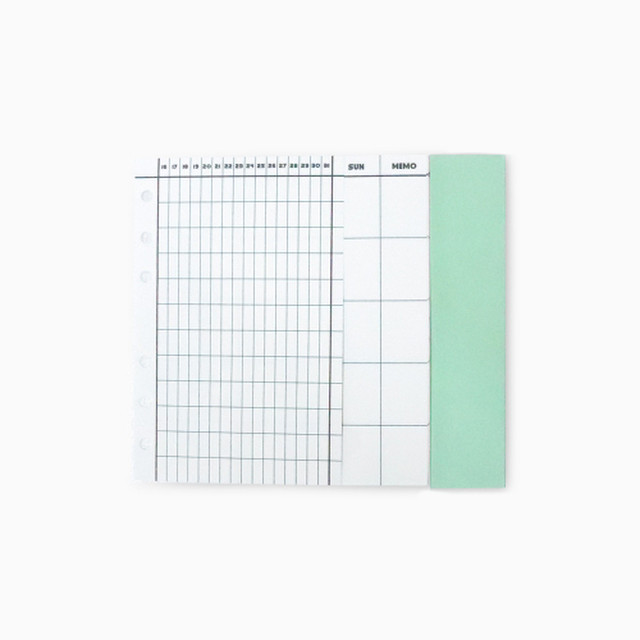 DIARY PAPER YEAR&MONTHLY セット(リフィル)