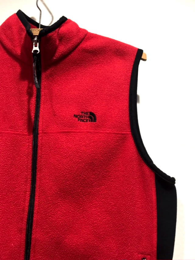 Canada製 The North Face ノースフェイス フリースベスト サイズ M W510 ｆａｂｒｉｃ