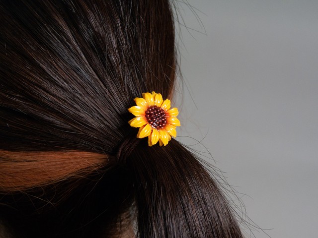 小さなひまわりのポニーフック Hare To Hana