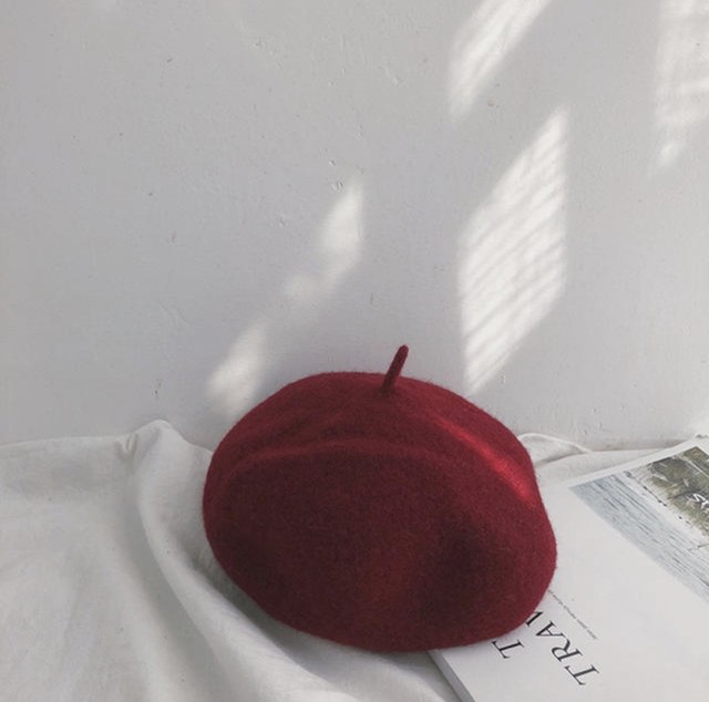 韓国風 キッズ ベビー ウールベレー帽 ハット キャップ Kobebaby