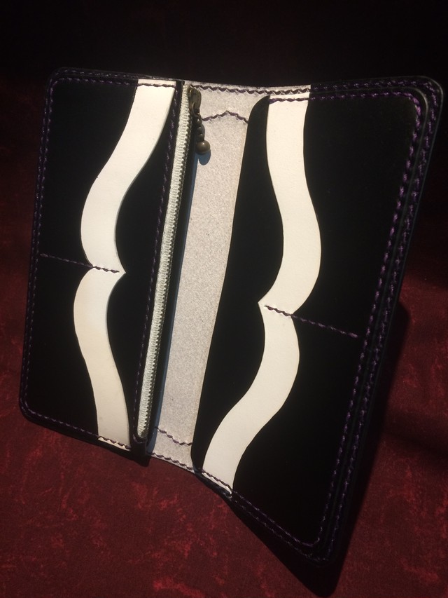 超軽量型長財布 白 黒 紫 Muraju