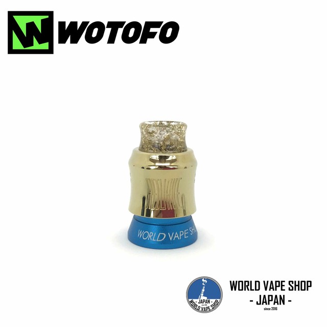 Wotofo Recurve Rda Gold ウォトフォ リカーブ Bf スコンカー シングル爆煙アトマイザー World Vape Shop Japan 神戸三宮店