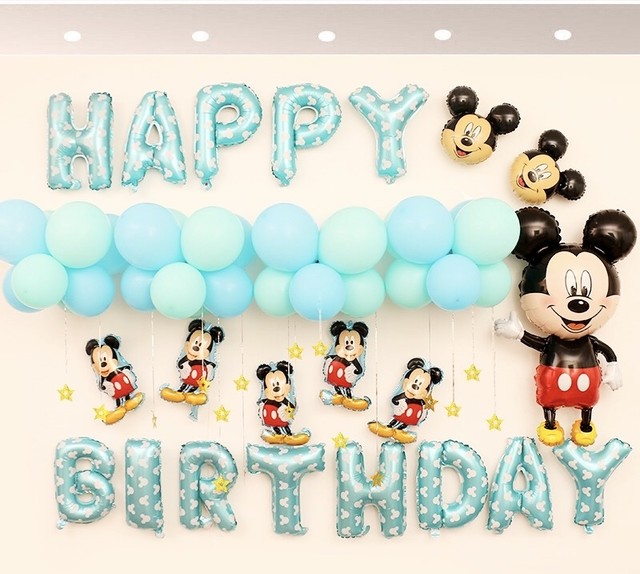 ミッキーマウスのバースデーバルーンセット Milimili Selectshop