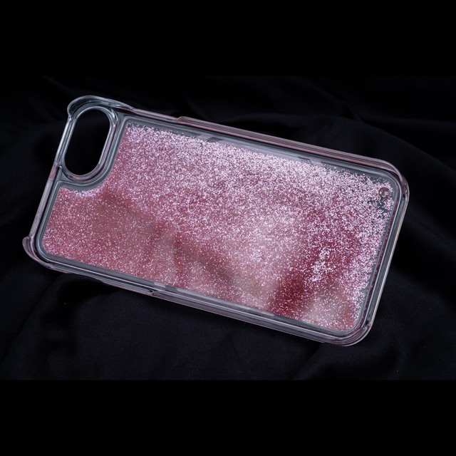 キラキラiphoneケース ローズピンク Sparkly Iphone Case Rose Pink 魔苦 怒鳴門 Official Shop
