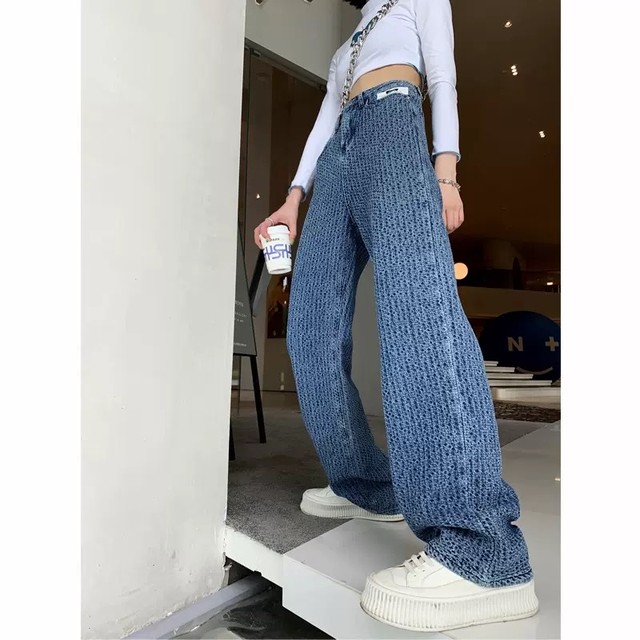 pocket label wide pants