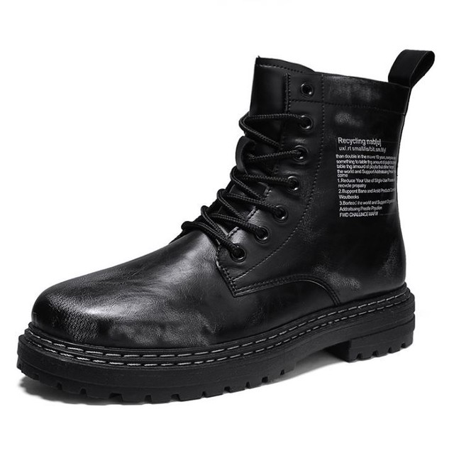 ワークブーツ メンズ マーチンブーツ レースアップ ショートブーツ 黒白 A N Skinny ワークブーツ メンズ マーチンブーツ レースアップ ショートブーツ 黒白 A N Skinny